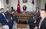 Şehit Ailelerinden Salihli İlçe Jandarma Komutanı Binbaşı Mehmet Alşen’e ziyaret
