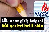 AÖL 1.dönem sınav yerleri