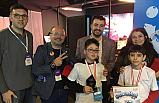 Robotik takımı öğrencileri, yarışmayı 4. olarak tamamladı