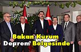 Bakan Kurum Deprem Bölgesinde