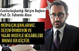 İletişim Başkanı Fahrettin Altun, Çalışan Gazeteciler Gününü Kutladı