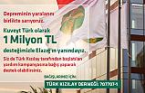 Kuveyt Türk’ten depremzedelere 1 milyon TL