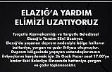 Turgutlu Elazığ’a Yardım Elini Uzatıyor