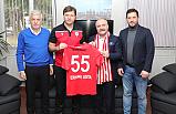 Erhan Usta, Teknik Direktör Ertuğrul Sağlam'ı Ziyaret Etti