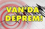 Van'da Deprem!