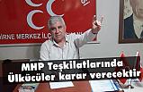 Zakir Tercan, MHP Teşkilatlarında, Ülkücüler karar verecektir