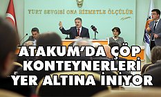 Atakum'da Konteynerler Yer Altına İndiriyor
