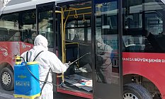 Gölmarmara'da Dezenfeksiyon Seferberliği