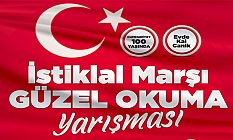 Canik Belediyesinden, İstiklal Marşı Güzel Okuma Yarışması