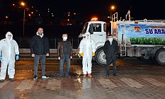 Havza'da Dezenfeksiyon Çalışmaları Devam Ediyor
