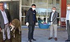 Havza'da Sağlık Çalışanları İçin Kurban