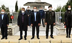 Başkan Mustafa Demir, şehitlikleri ziyaret etti