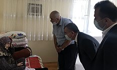 Başkan Sebahattin Özdemir Şehit Ailelerini Ziyaret Etti