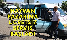 Hayvan Pazarına Ücretsiz Servis Başladı