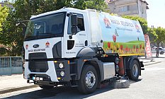 Havza’da yol süpürme aracı hizmete girdi