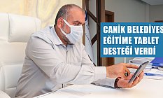 Canik Belediyesi'nden Eğitime Tablet Desteği