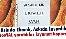 Abdullah Dede, Askıda Ekmek, Askıda İnsanlık!