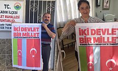 İlkadım'da Mahallelere Azerbaycan Bayrağı