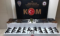 Samsun'da Silah Kaçakçılarına Operasyon