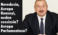 Aliyev, Neredesin Avrupa Konseyi, neden sessizsin?