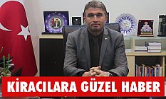 Başkan Tosun’dan Belediye Kiracılarına Güzel Haber