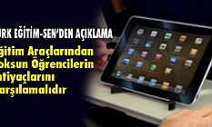 Eğitim Araçlarından Yoksun Öğrencilerin İhtiyaçlarını Karşılamalıdır