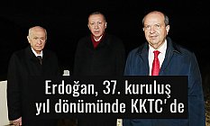 Erdoğan, 37. kuruluş yıl dönümünde KKTC'de