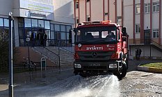 Akhisar'da Dezenfeksiyon Çalışmaları Sürüyor