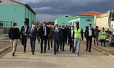 Alaşehir’in Çevreci Tesisine Genel Müdür Aslay’dan İnceleme