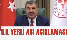 Bakan Koca'dan İlk Yerli Aşı Açıklaması