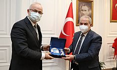 Başkan Demirtaş, Rektör Ünal Yavuz'u Ağırladı