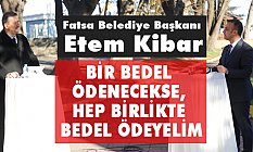 Başkan Kibar, Yatırmıları, Hizmetleri ve projelerini anlattı