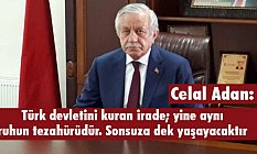 Celal Adan'dan Sarıkamış Harekatı'nın 106. yıl dönümü Mesajı