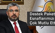 Ersan Aksu, Destek Paketi Esnaflarımızı Çok Mutlu Etti
