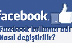 Facebook kullanıcı adı nasıl değiştirilir?