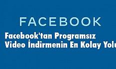 Facebook'tan Programsız Video İndirmenin En Kolay Yolu
