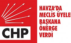 Havza CHP Belediye Meclis Üyelerinden Önerge