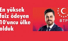 Hüseyin Baş: En yüksek faiz ödeyen 10'uncu ülke olduk