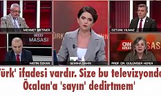 Metin Özkan'dan Programda, Öcalan'a 'Sayın' Tepkisi