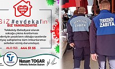 Tekkeköy Belediyesi 7/24 teyakkuzda