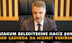 Başkan Deveci'den Haciz Tepkisi; Ben çadırda da hizmet veririm