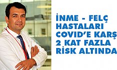 Felç Hastaları Covid'e Karşı 2 Kat Risk Altında