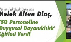 Melek Altun Dinç, TSO Personeline 'Duygusal Dayanıklılık' Eğitimi Verdi