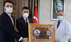 Sağlık emekçilerine teşekkür ziyareti