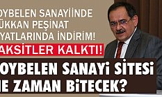 Toybelen Sanayisinde Dükkanların Peşinatında İndirim