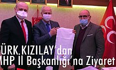 Türk Kızılay'dan MHP İl Başkanlığına Teşekkür Ziyareti