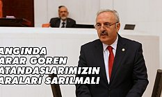 Yaşar, Yangında Zarar Gören Vatandaşlarımızın Yaraları Sarılmalı