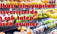 Yılbaşı için yapılan alışverişlerde en çok talep gören ürünler