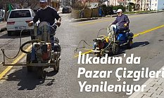 İlkadım'da Pazar Çizgileri Yenileniyor