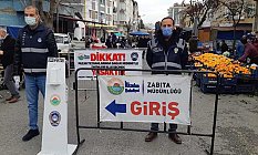 İlkadım’da Pazarlara Hes Kodsuz Girişlere Müsaade Edilmeyecek